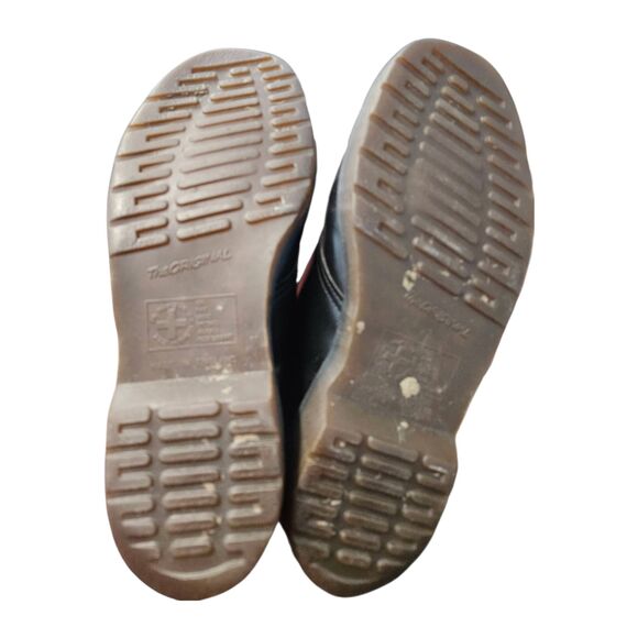 Doc Martens Black Leather Oxfords Womens size 10 Flats The Original Lace Up - Picture 10 of 11